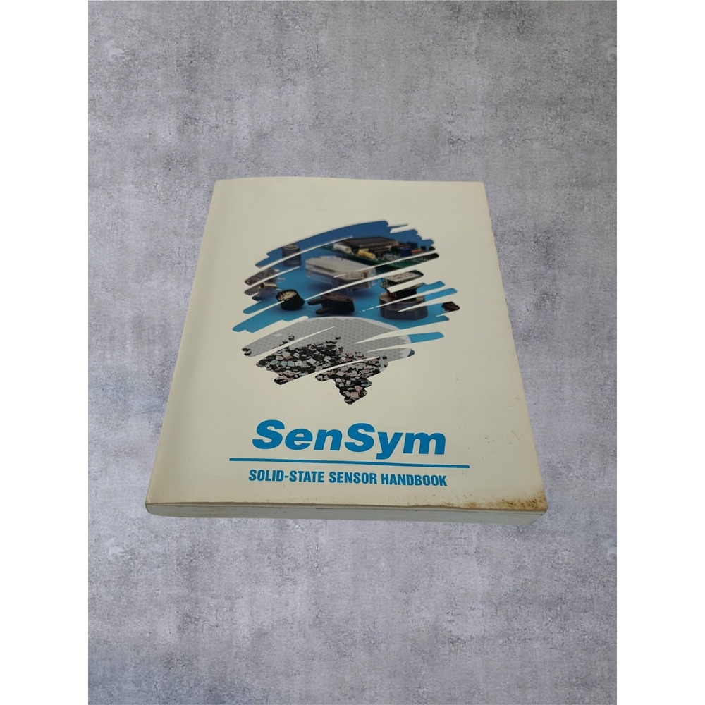 SenSym Solid-State Sensor Handbook 1992 Vintage Engineering Manual White